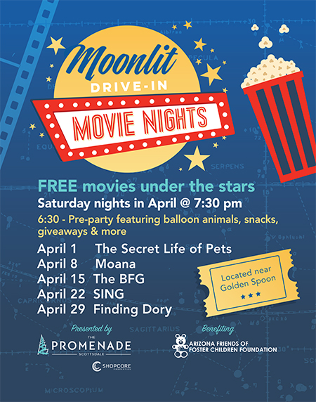 Family Night at the Promenade {movie nights are back}