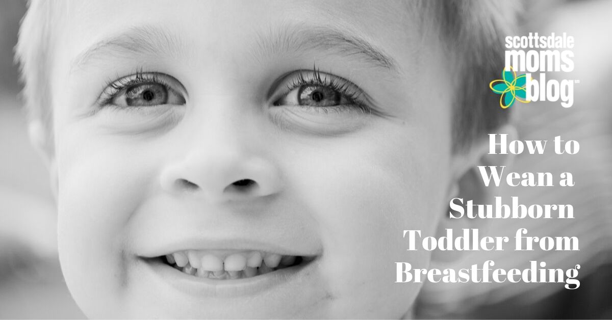 wean a stubborn toddler from breastfeeding