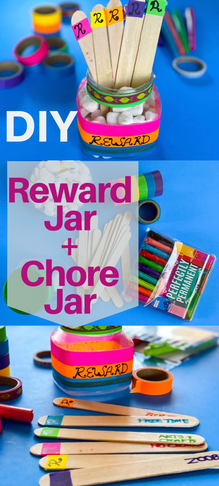 Pin for DIY Reward Jar and Chore jar